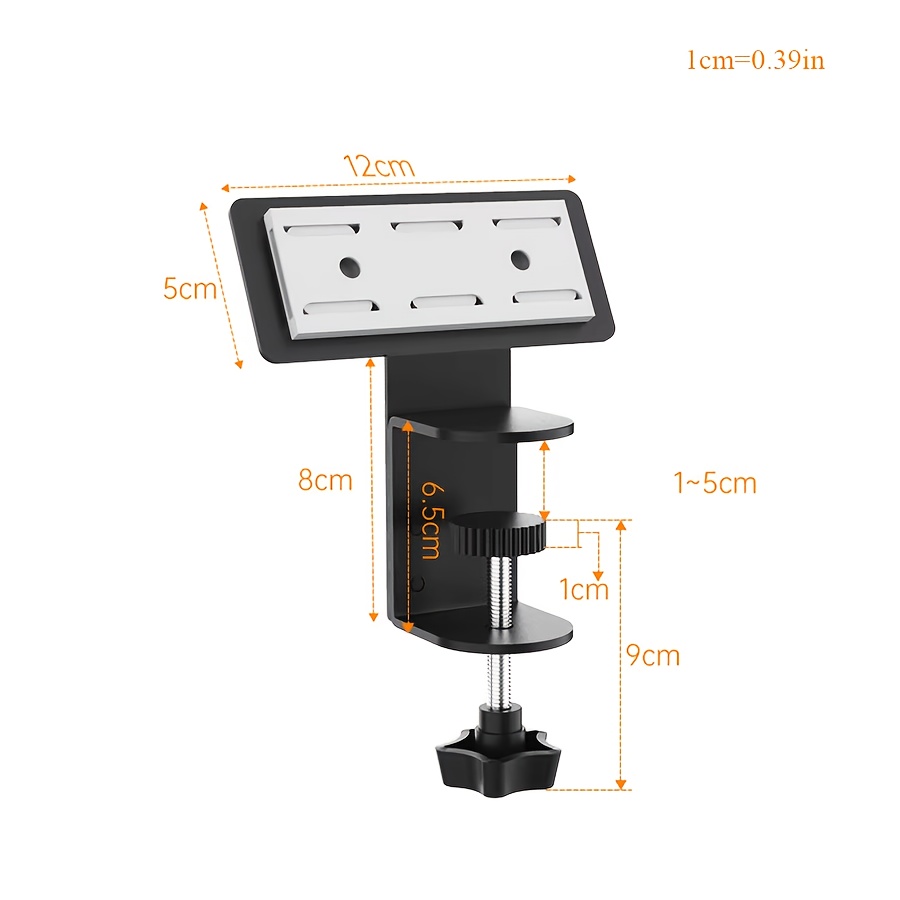 TEMU 【椅子下電源タップ 収納棚】電源タップ＆ケーブル収納ボックス、穴あけ不要 ケーブル配線整理棚