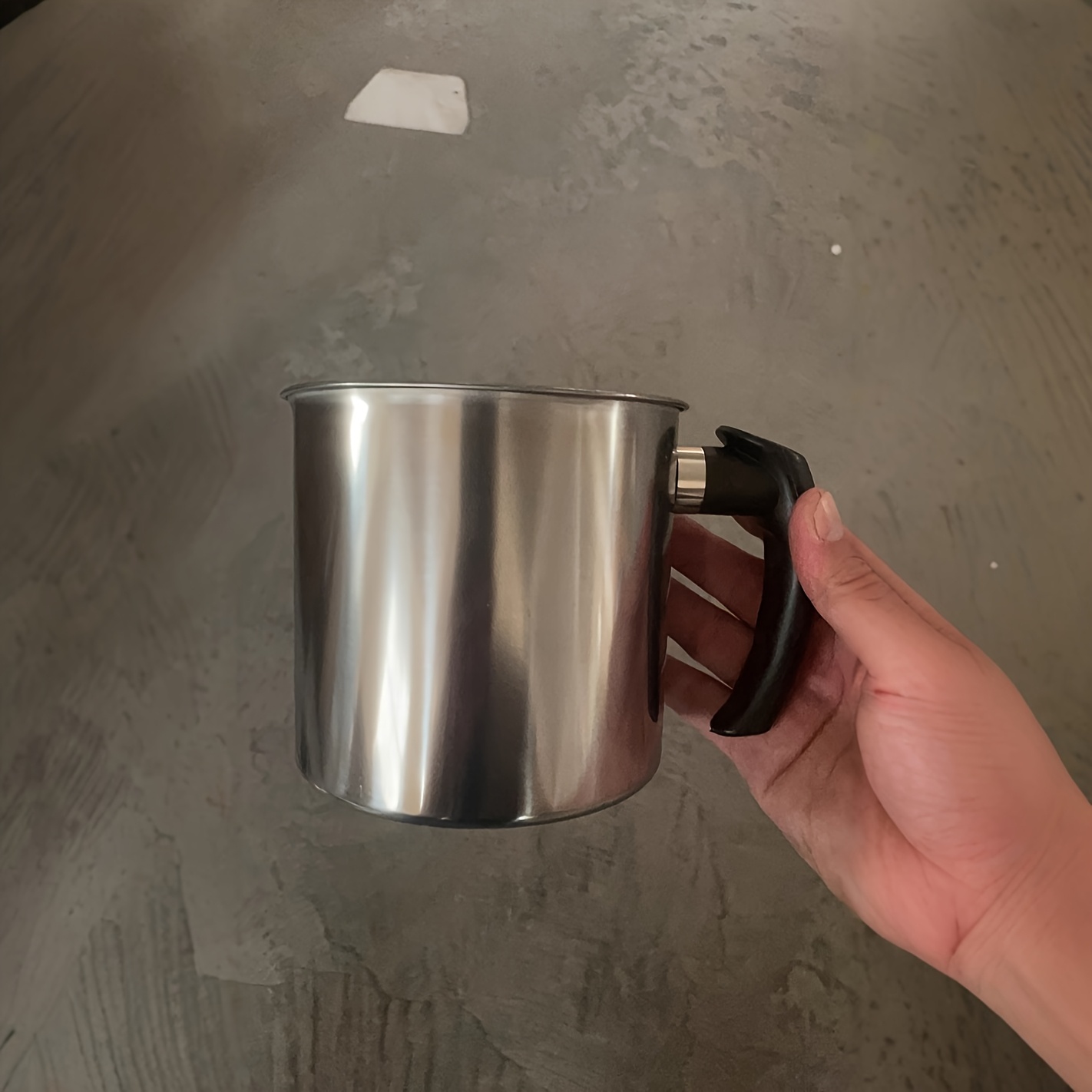 Candle Making Pouring Pot, 1.4 Liter Stainless Steel Candle Making Pitcher, Silvery With Heat-resistant Handle And Spout Design