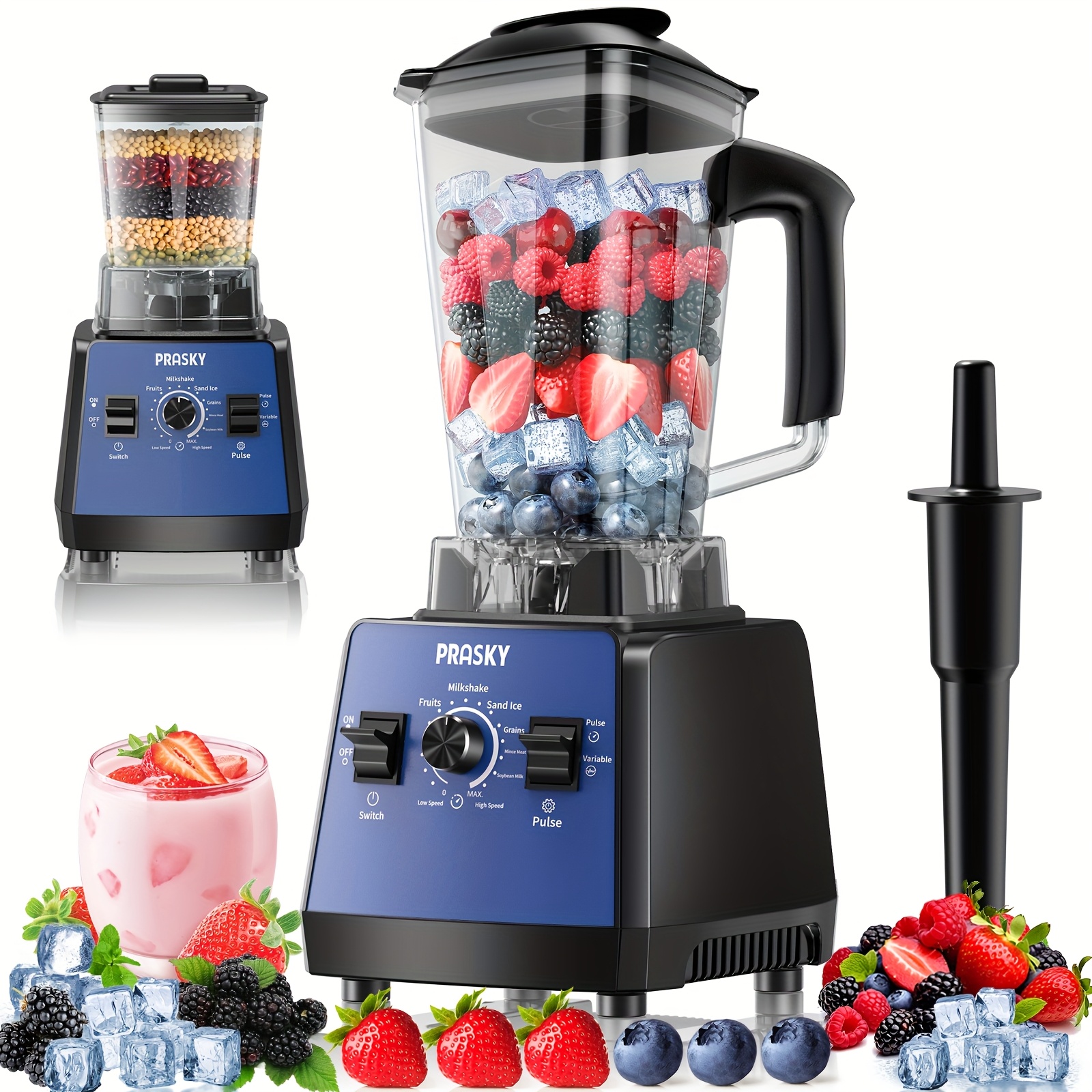 Professional Blender, Smoothies Blender with 2 Containers, 68oz... product image 11