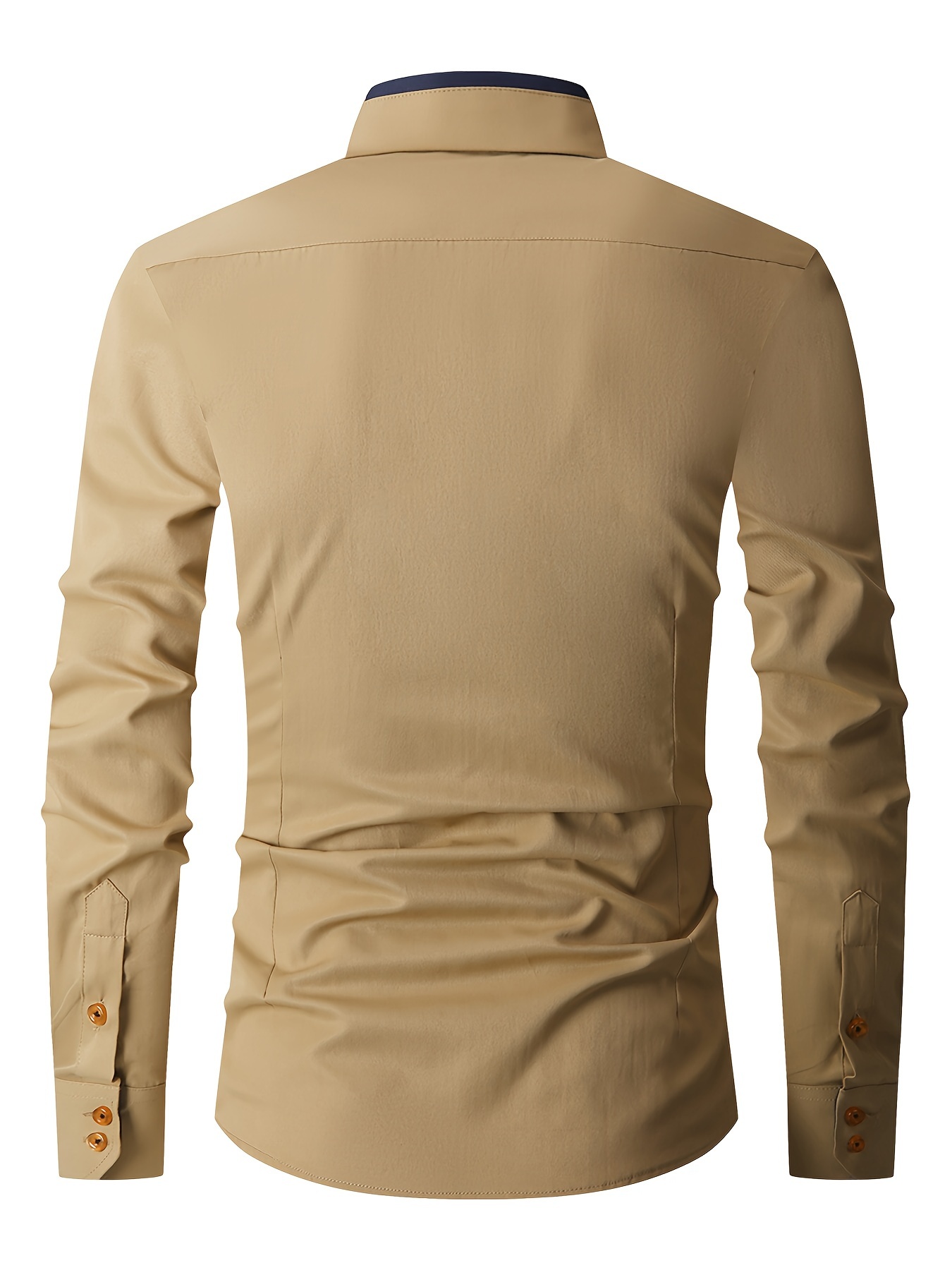 Chemise À Manches Longues Pour Homme, Idéale Pour Les Occasions Formelles Et Professionnelles, Cadeau Parfait Pour Les Hommes détails 26