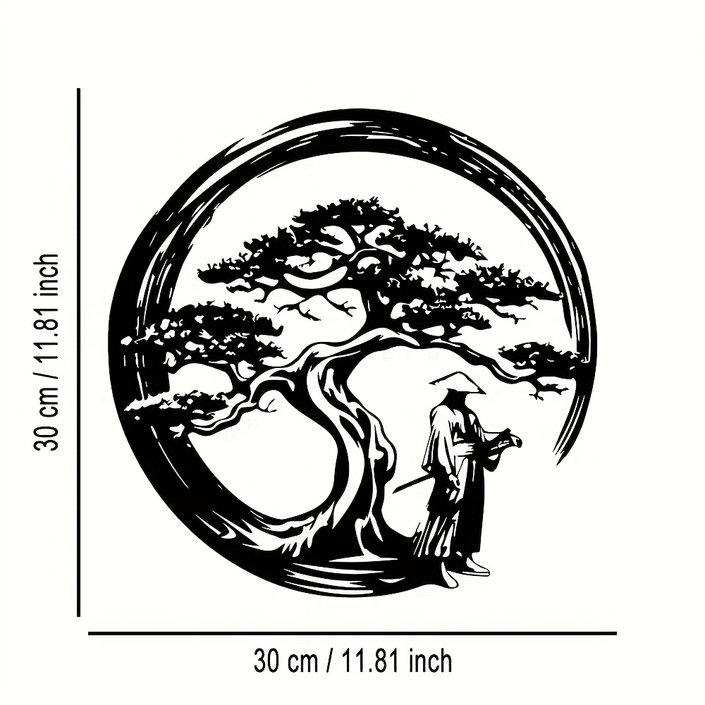 E-shop Elegante -Bonsai Eisenwandkunst - Moderne Dekoration für Zuhause, Büro & Mehr | Vielseitig & Wiederverwendbar | Perfektes Geschenk für