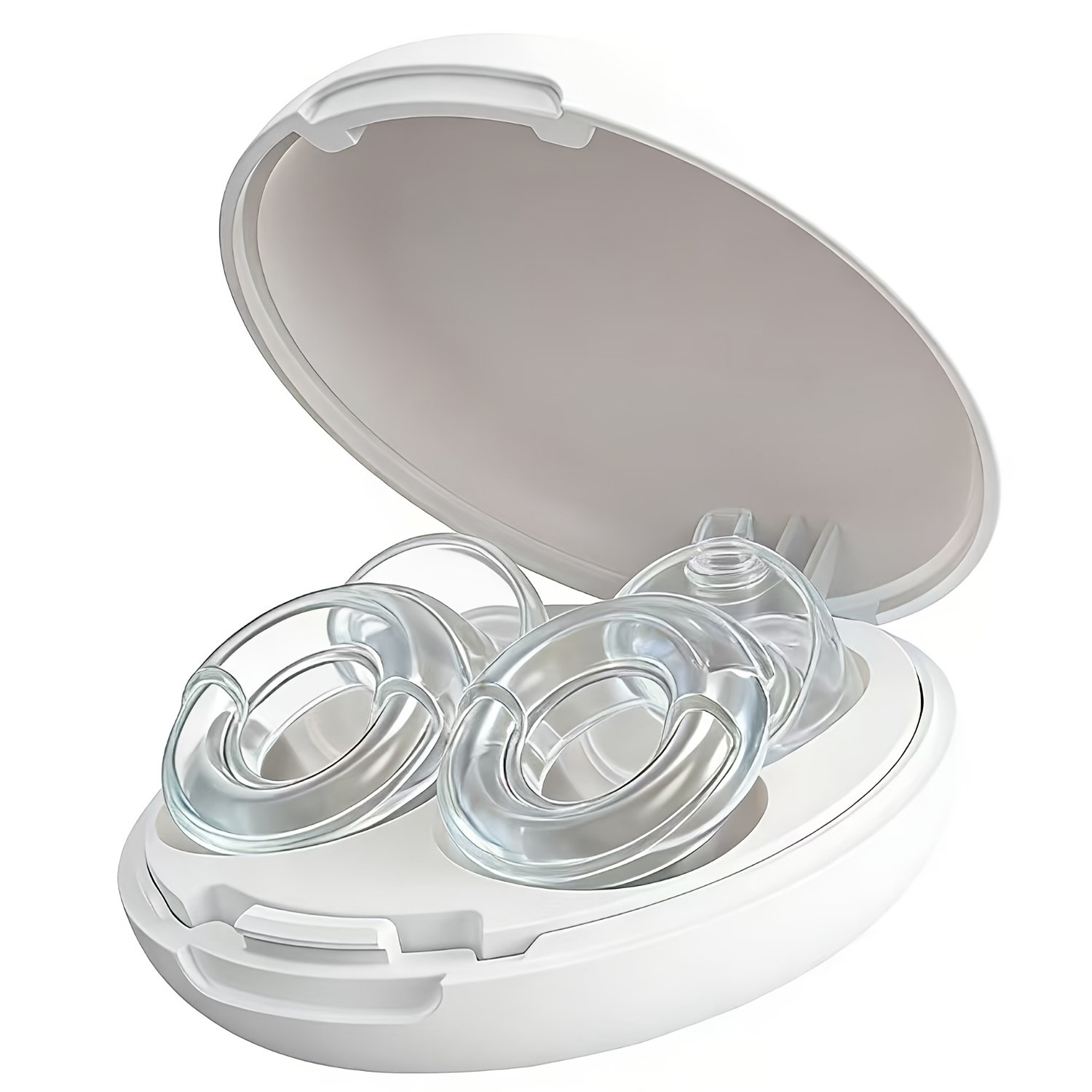 TEMU Sleep Earplugs – Silicone Earplugs. Stylish Earplugs, Suitable For Sleeping, Focusing, Working, Traveling, Etc., Comes With A Storage Case And 6