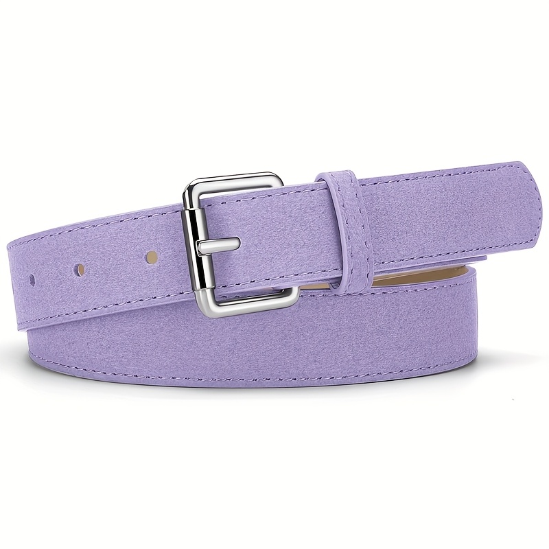 E-shop 1er-Pack Damen-PU-Gürtel, Modischer Chic-Stil, Einfaches Umgekehrtes Wildleder, Hochwertiges Gefühl, Vielseitiger Dekorativer Taillengürtel