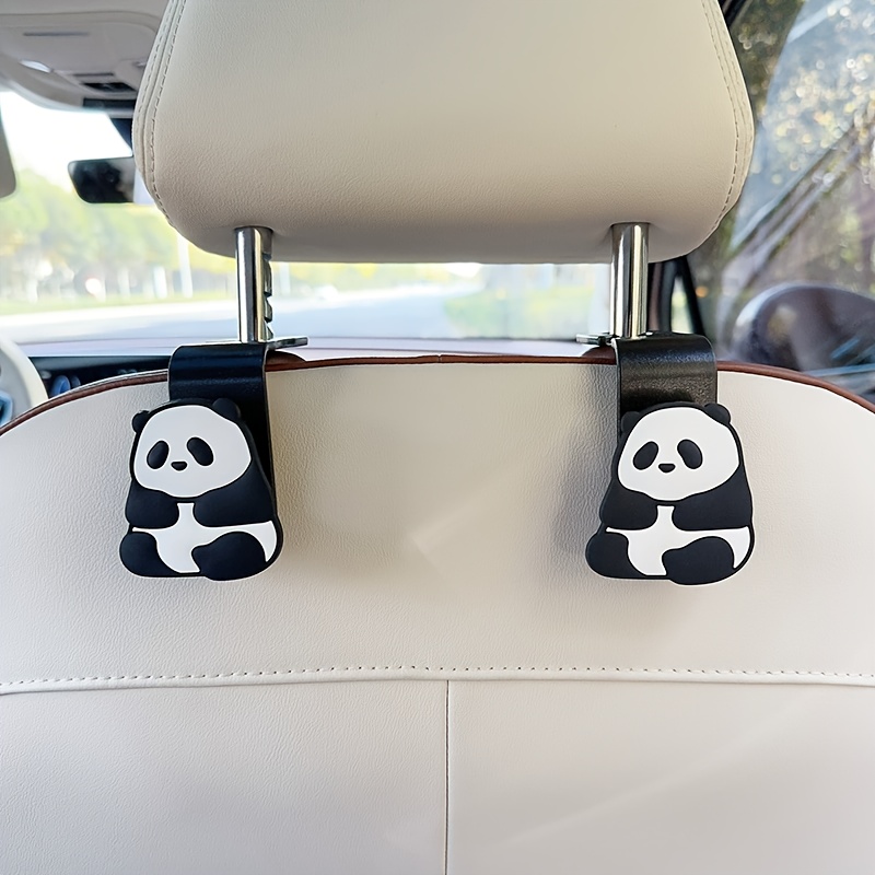 TEMU Lot de 2 crochets pour siège de voiture, crochets organisateurs cachés pour de siège de voiture, petits crochets de rangement pour voiture à