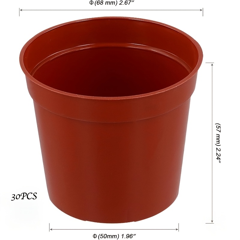  /50/70 paquetes de macetas de 2.6 pulgadas para vivero, macetas para suculentas con agujeros de drenaje, macetas pequeñas para trasplante interior y exterior, esquejes,  , ideales para proyectos diy,  , decoración de   ( )