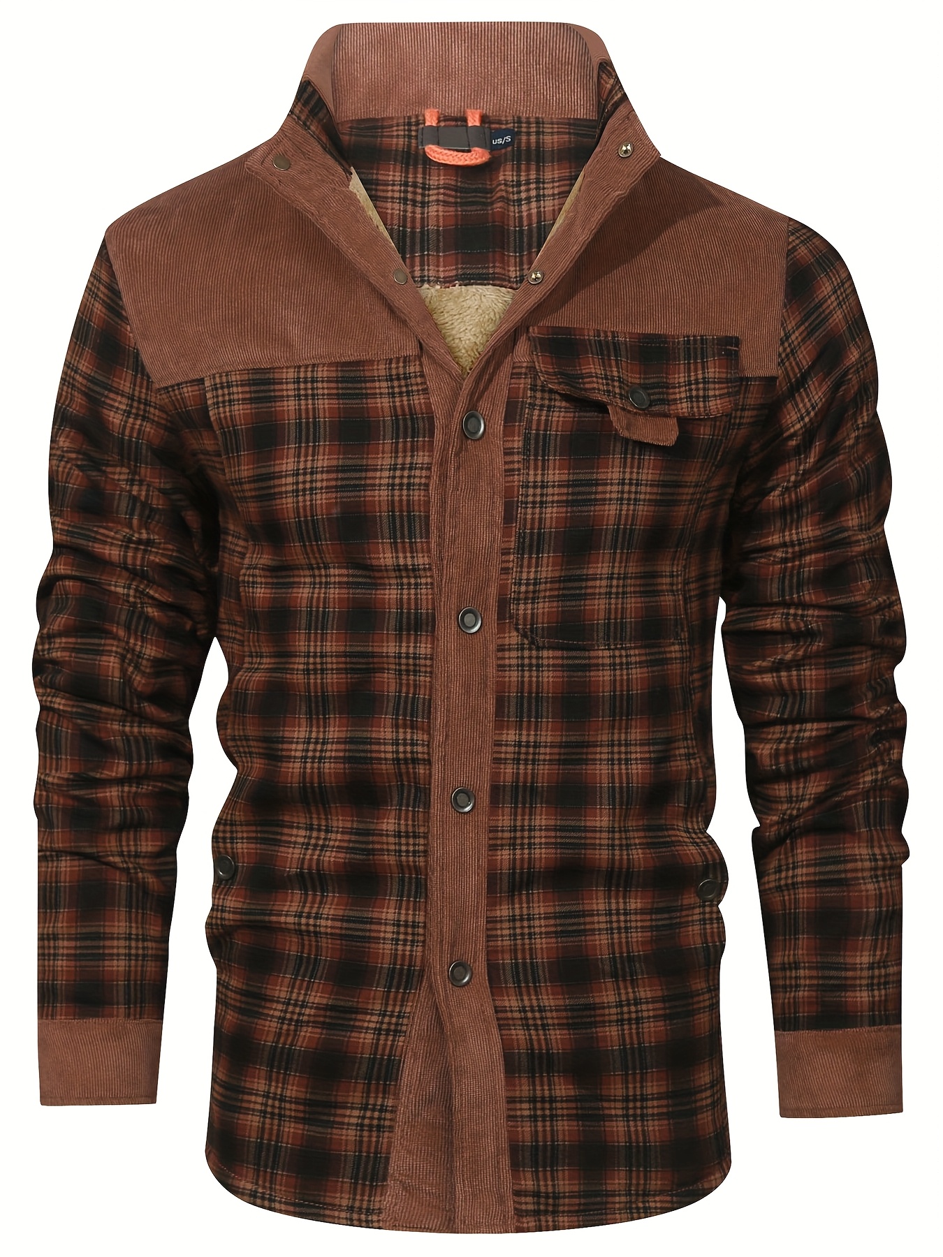 fleece jacket men sold on Temu United States