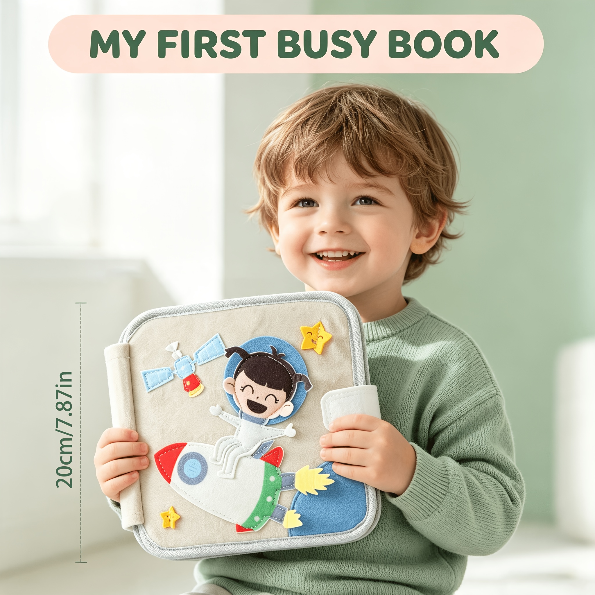 Durable Felt Quiet Book for Children with Interactive Learning Features