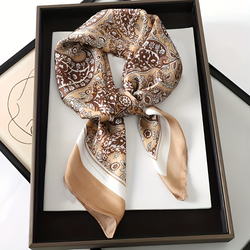 Fashionable Cashew Nut Pattern Scarf, Multi-Functional Headscarf