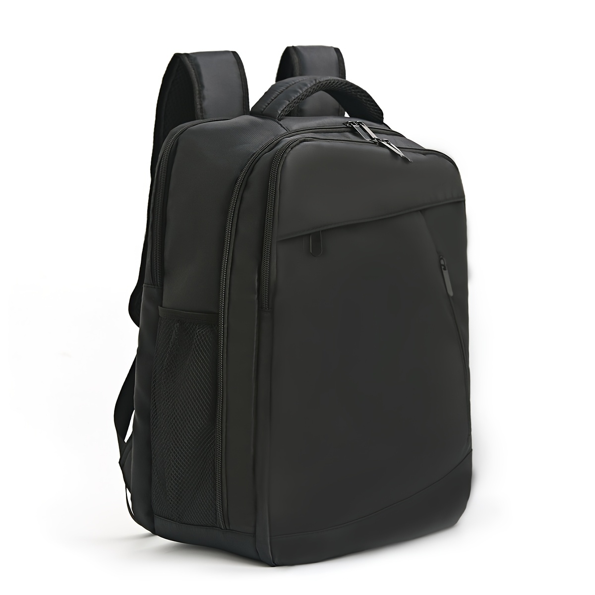 large capacity portable durable   multi layer storage design business laptop bag fashionable double shoulder backpack outdoor bag   color polyester with zipper closure hand wash or   clean for city     men women students