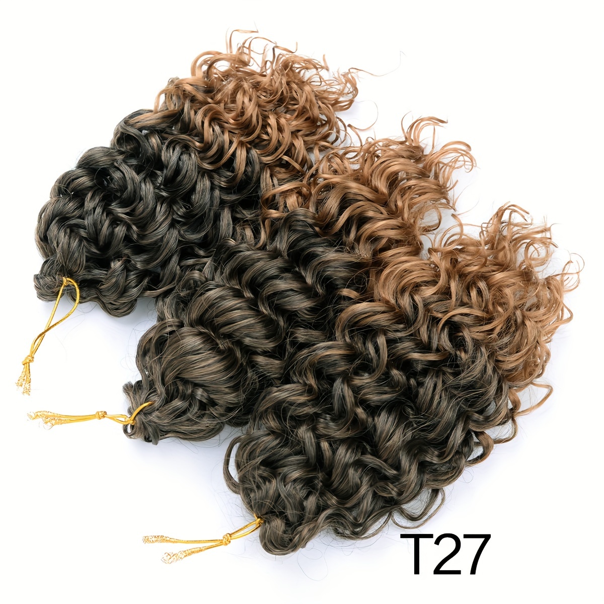 GoGo Curl Crochet Hair Water Wave Crochet Hair 10 Inch t27 Curly