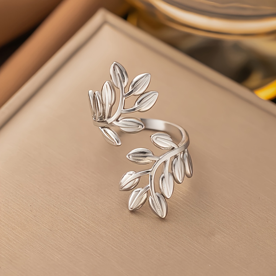 adjustable stainless steel   design ring elegant luxury   nature   for   for daily wear vacation valentines day gifts gift item   end