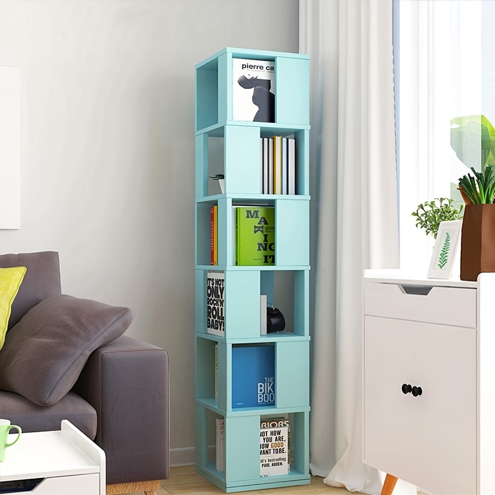 

6-tier Rotating Bookshelf