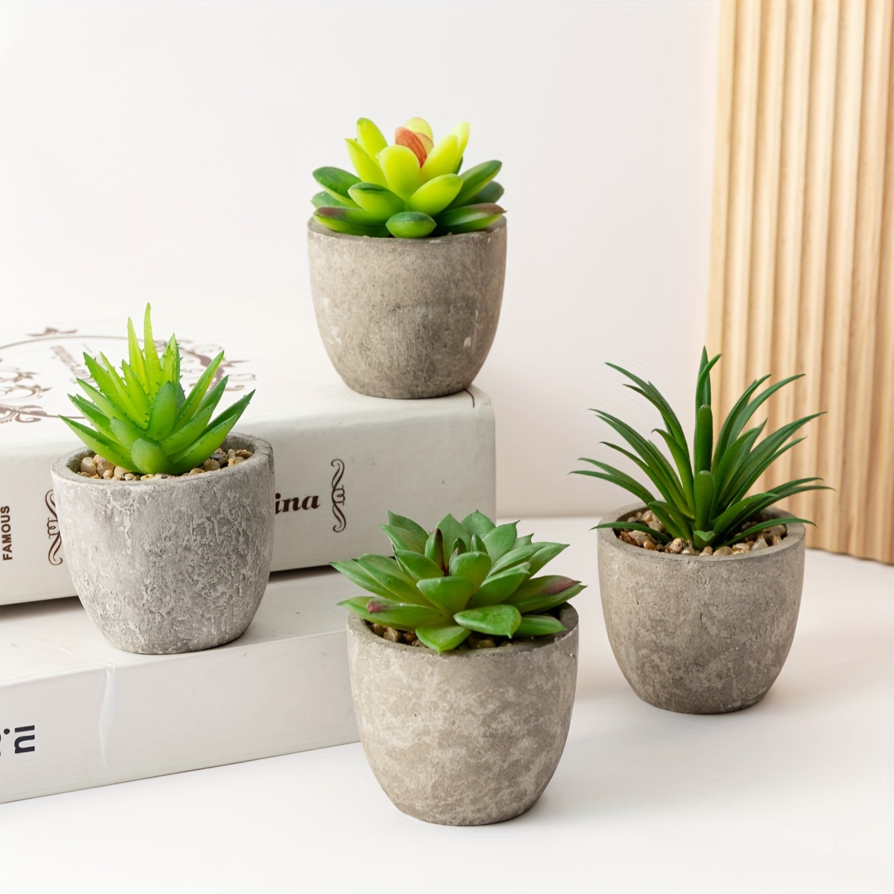 artificial succulent plants potted 1pc mini artificial - Temu Mexico