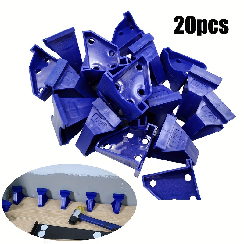 

20pcs Double-headed Spacers For Wood Flooring Installation, Plastic Tool Accessories