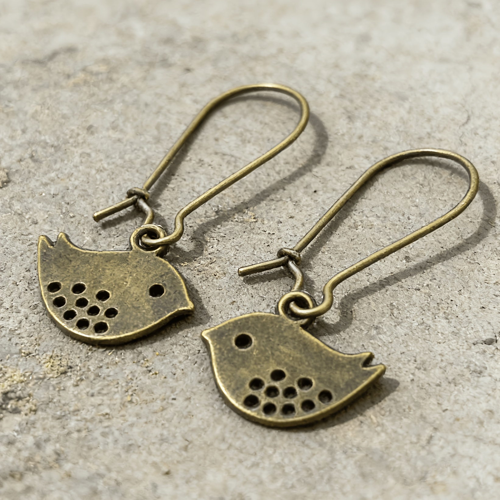 Women's Vintage Bird-Shaped Drop Earrings