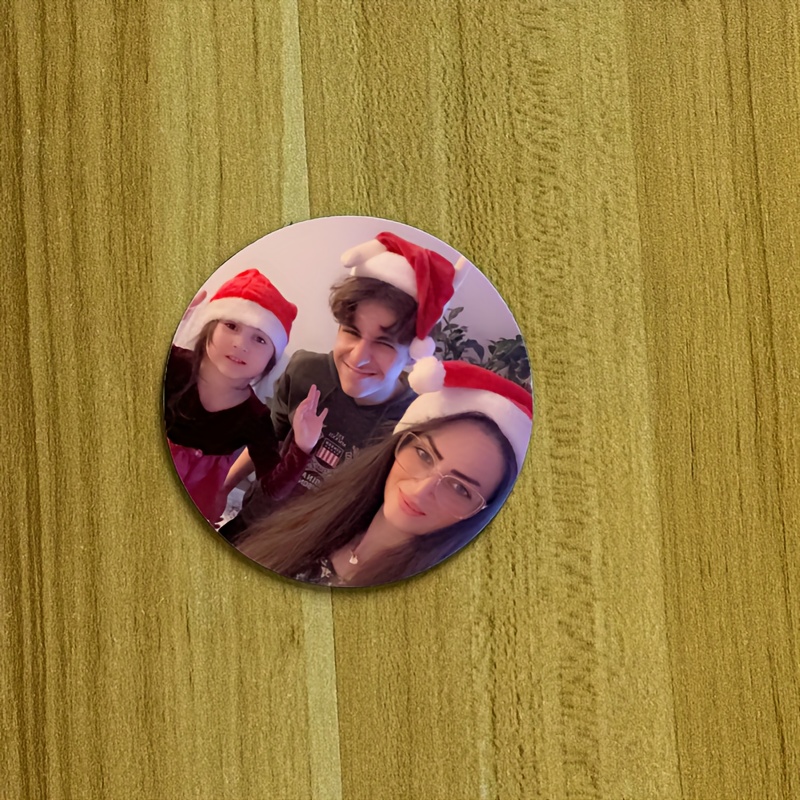 TEMU 1pc Imán de Nevera Personalizado con Foto - Cuadro Magnético para Hogar, o - Idea Única de Regalo, Recuerdo Especial y Decoración para Fiestas