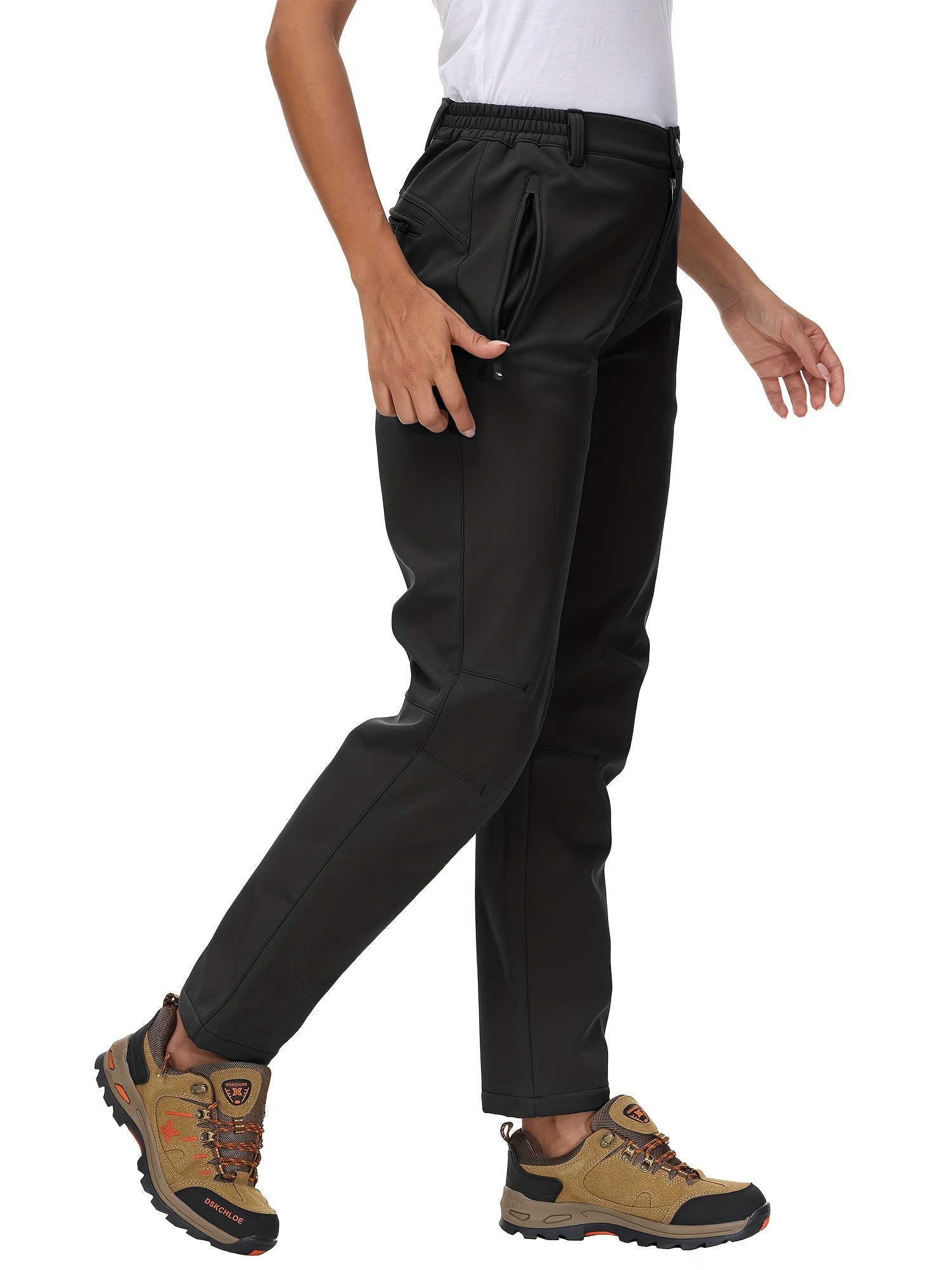 womens high quality fleece lined thermal snow pants Temu