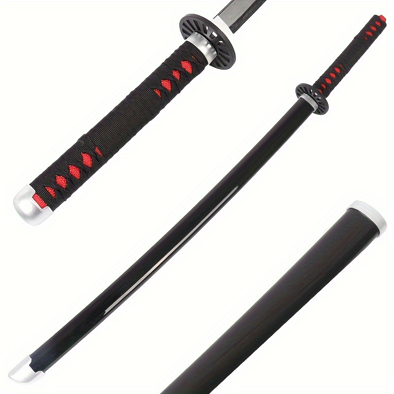 Exquisite Elegant Katana Anime Sword Model Black Wooden - Temu United ...