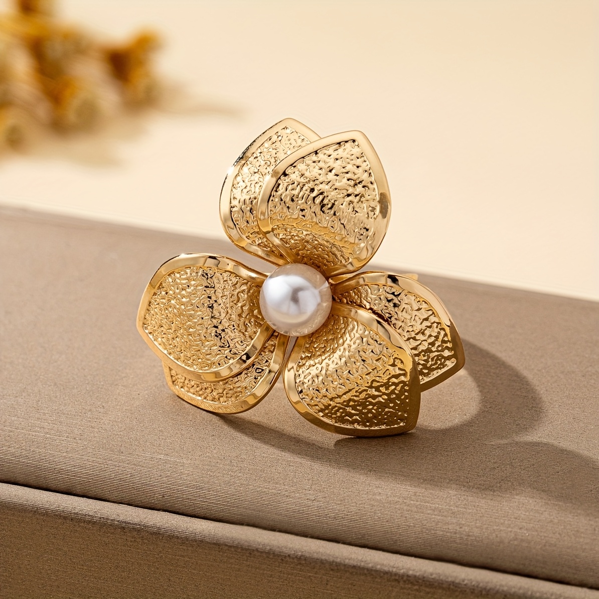Fashionable Floral Colorful Drip Adjustable Open Ring