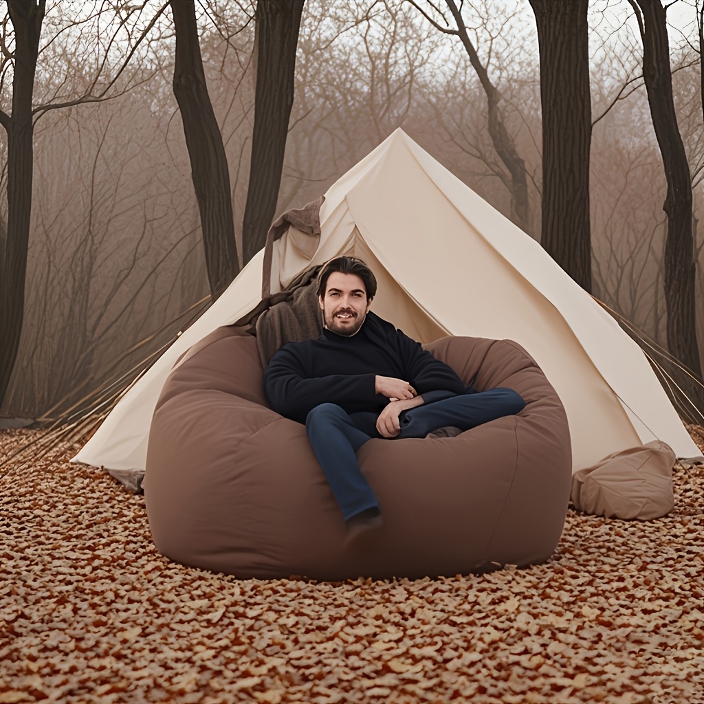 comfortable bean bag chair cover space-saving foldable