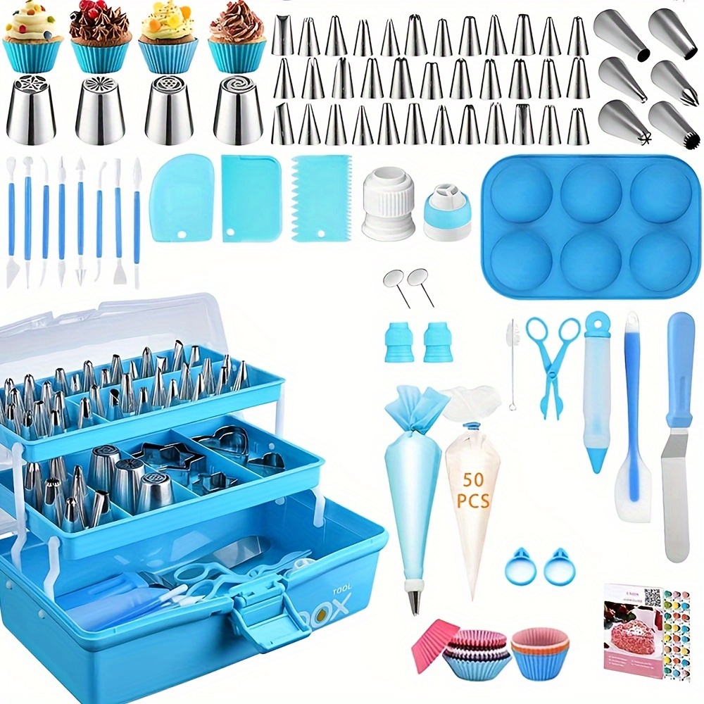 

236pcs, Decoration Set, Including Decoration Bag, Decoration , , , Cup And , Suitable For Cakes, Suitable For Or