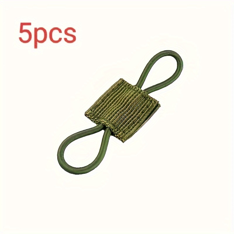 5-pack Polyester Clips Molle Cord Management Straps For Backpacks And Vests
