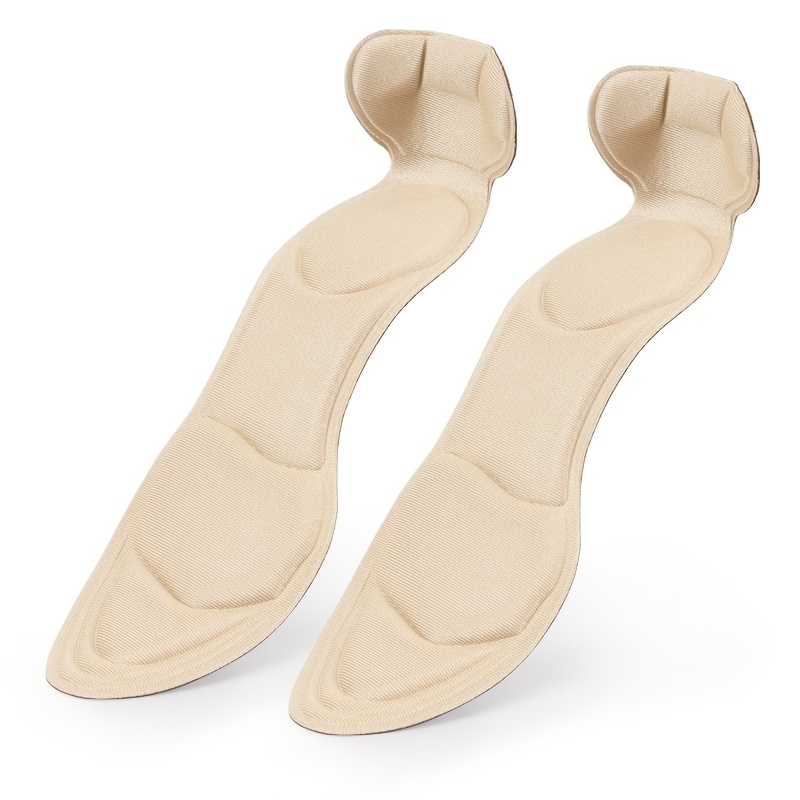 1 Pair Anti-slip Foam Shoe Insoles - Heel Cushion, Breathable Shock-absorbing For Heels, Boots & Shoes - & , Comfy Shoes, Shockabsorbing Insoles, Flexible Insert Design, Breathable Material