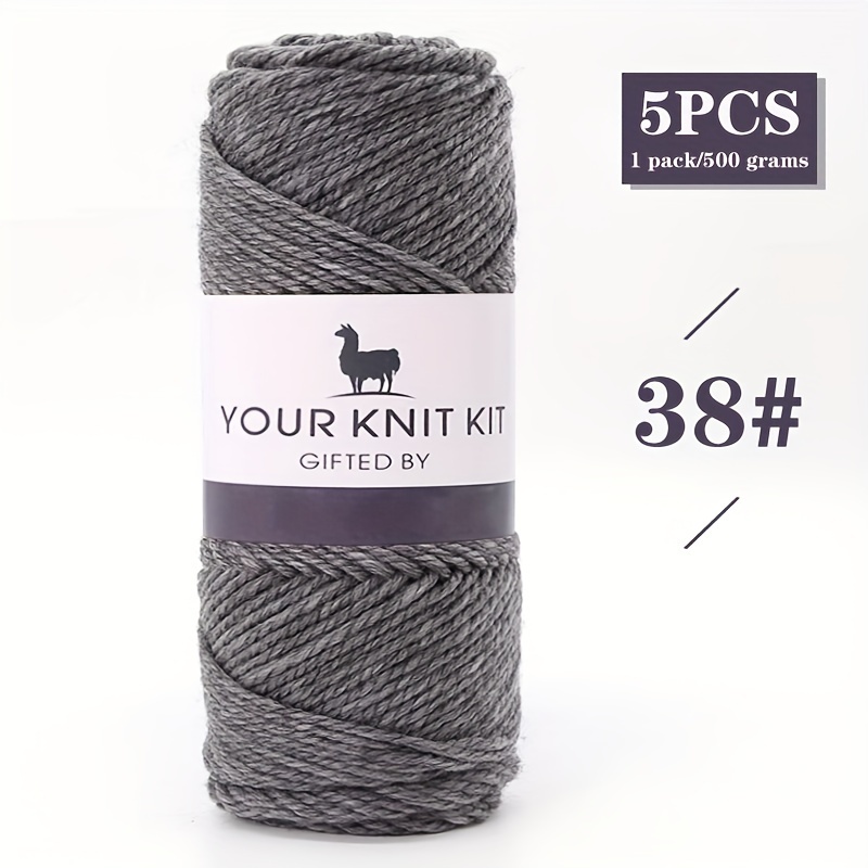 Luxury Alpaca Yarn - 500g, For Knitting And Crocheting, Ideal For Sweaters, Jackets, Vests, Shawls, Scarves, Hats - Multiple Colors