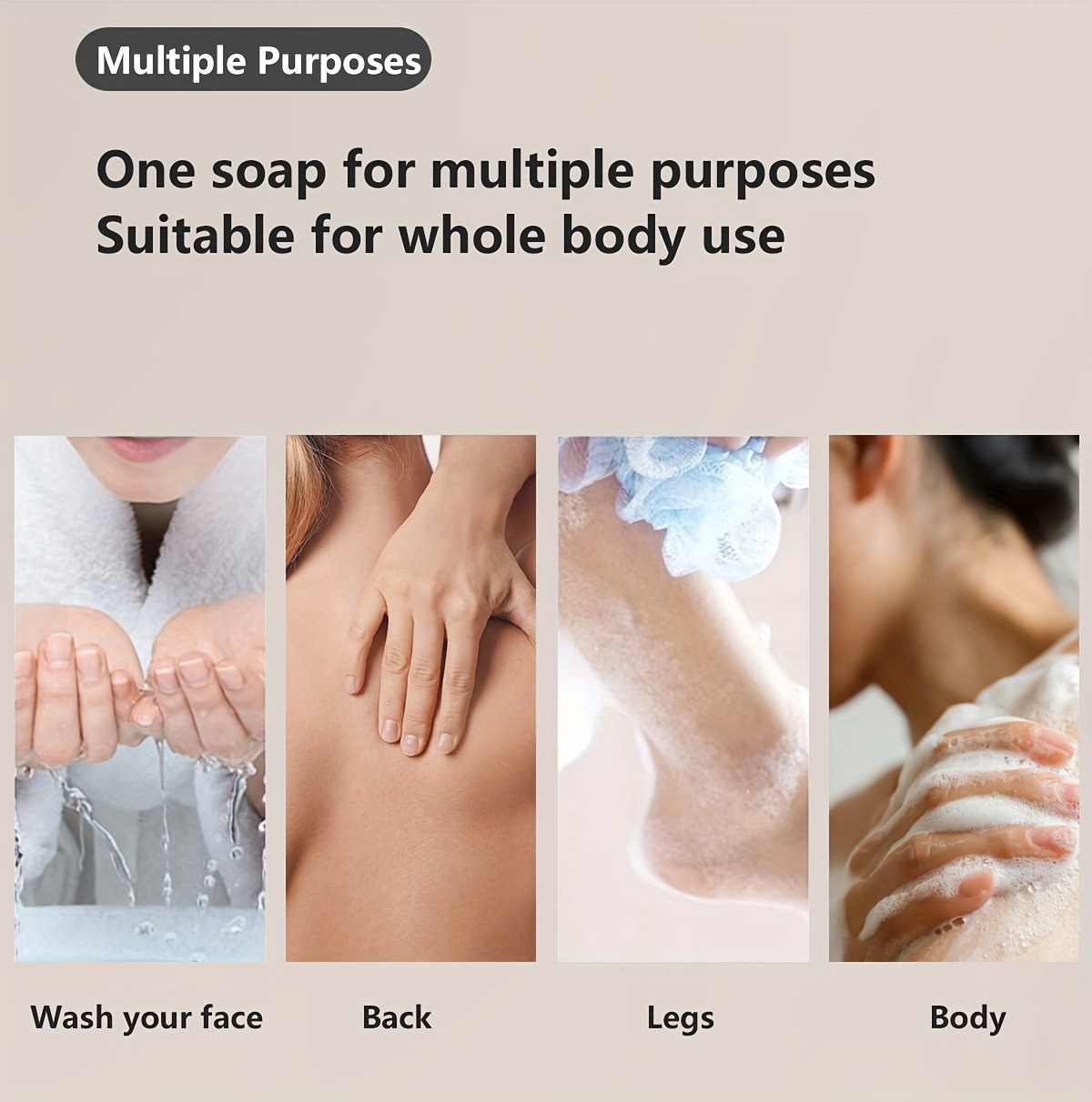 8 Bar*100g Afrički Crni Sapun, Ručno Izrađen Drevni Sapun, Voćna Drvena Čišćenja, Hidratantni Sapun, Njegujući Svijetlo Bež, Tuš Sapun, Dubinsko Čišćenje, Lice Čišćenje, Poklon za Majčin Dan