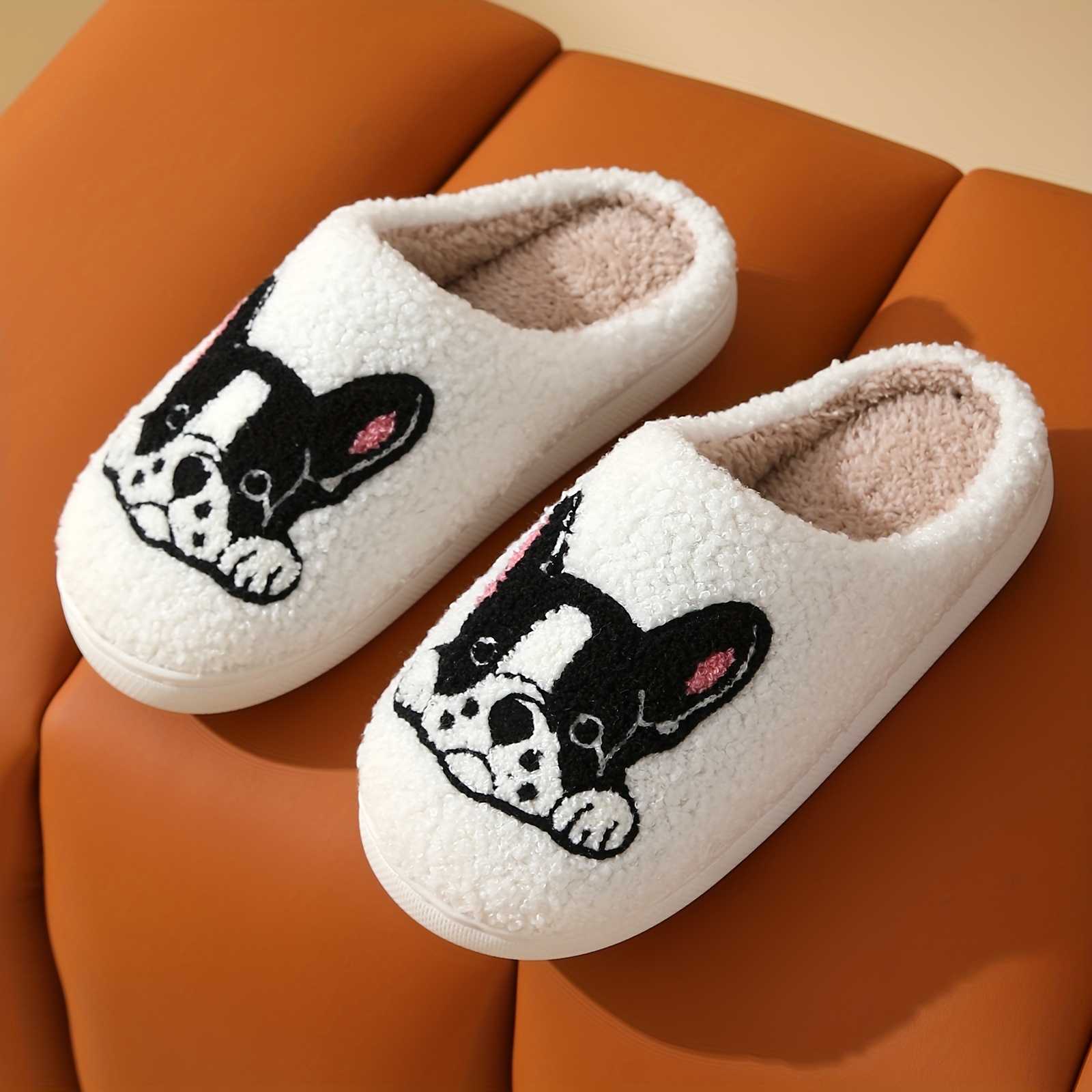 

Cute Cartoon Home Fluffy Slippers, Cozy Indoor House Slippers With Faux Fur Lining, Soft And Warm For Women, Winter & Autumn