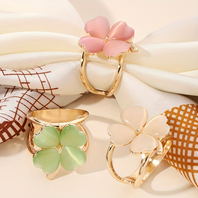 TEMU Esquina decorativa para ropa estilo japonés minimalista con forma de , de hojas de estilo coreano y hebilla de pañuelo con de