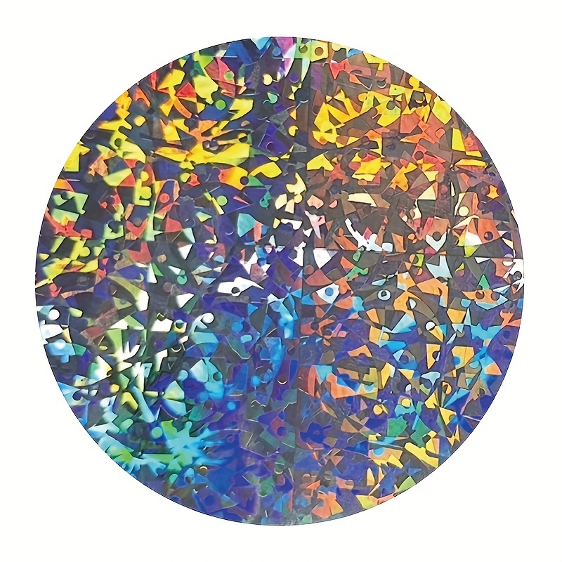 60pcs/pack 2-inch X 2-inch Laser Colorful Decorative Stickers/sealing Stickers, Of And Refracting Light, Producing Colors