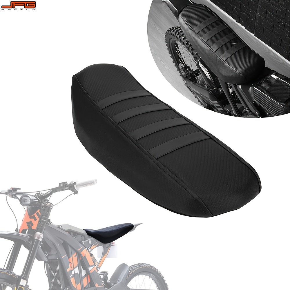 Universal Motorcycle Seat Cover - Soft Non-Slip Ribbed Design Fits SXF EXC KXF CRF YZF Models