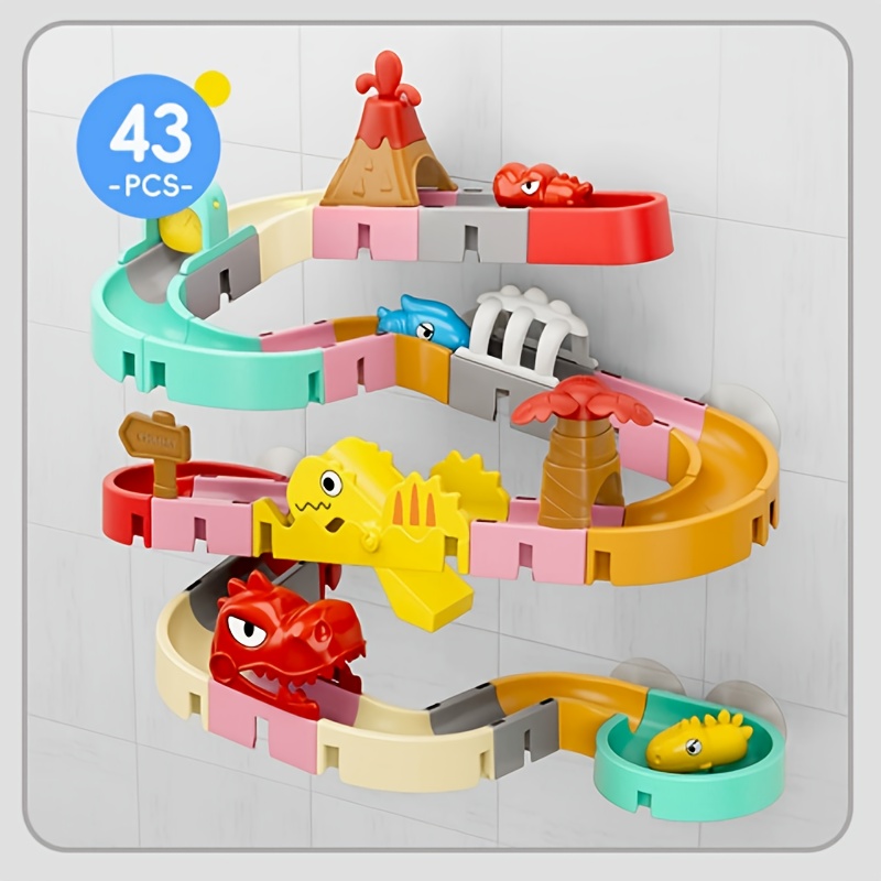 Track Slide Merry Go Round Toy for Bathing Water Play