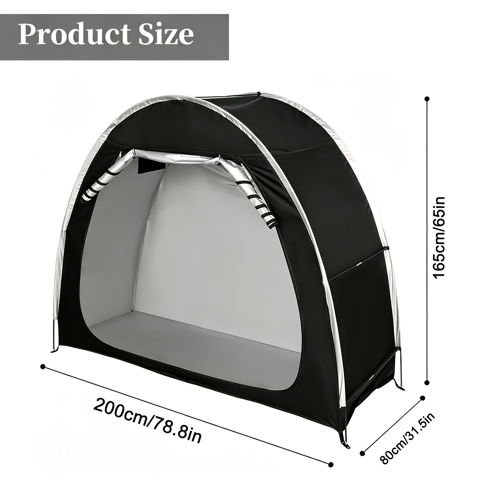 Bike Tent For 2/3/4 Bikes, , Outdoor Bike Cover, 210d Oxford Bike Storage, Tent, 200cm/210/cm/220cm