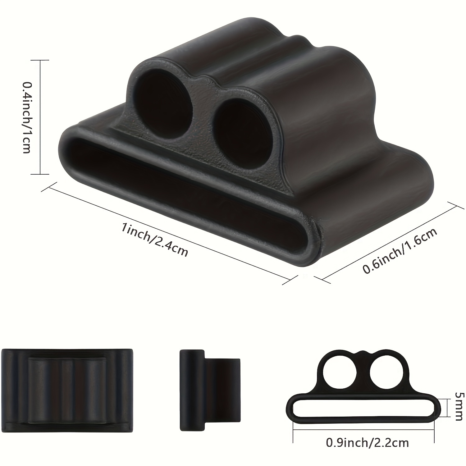 The Silicone Strap Holder Is Compatible With For Airpods 1/2/3/pro/, A Portable Silicone Accessory For Airpods (black)