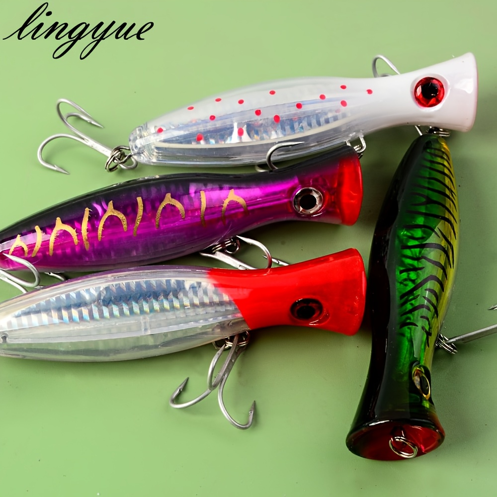 MILISTEN Lot de 4 leurres de pêche en métal avec cuillère de pêche