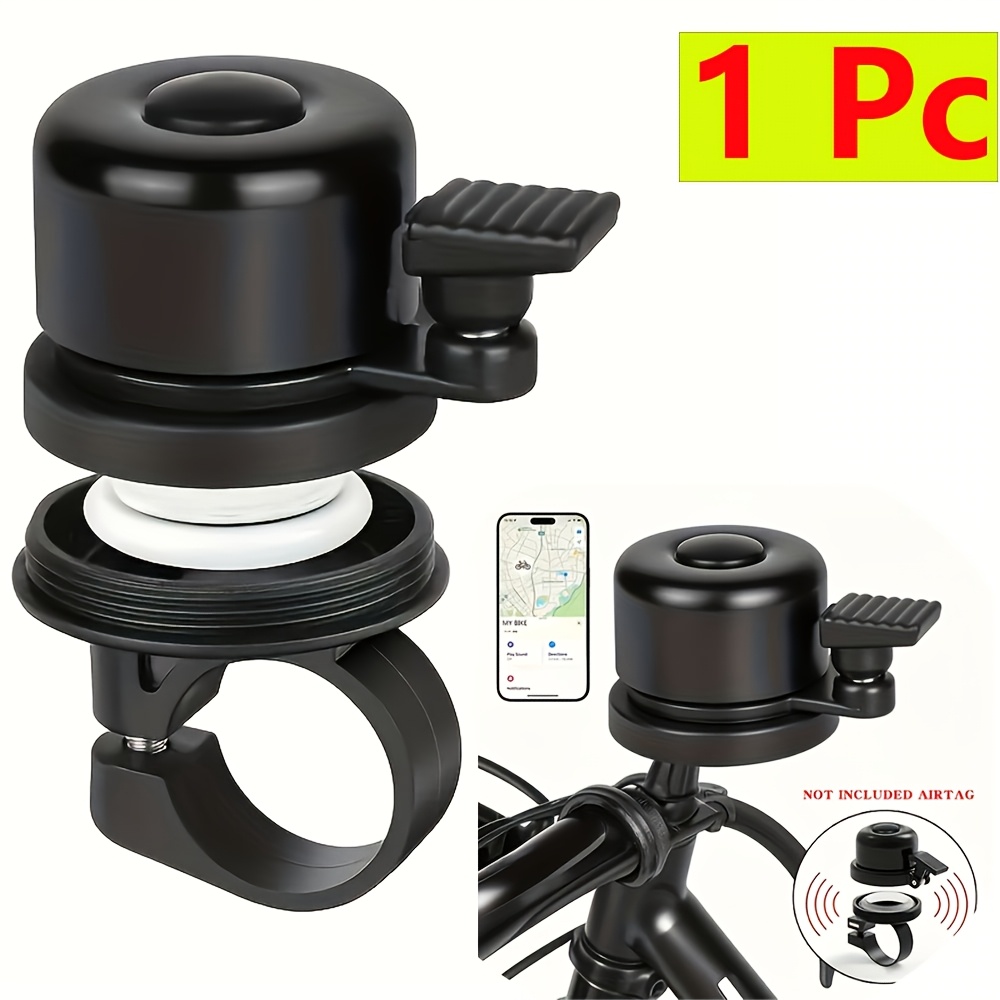 Image of 1 X Bicycle Bell, Mtb Bike Horn, Anti-theft Gps , Bicycle Handlebar Bell For Mountain And Road Bikes, Gps Locator Not Included