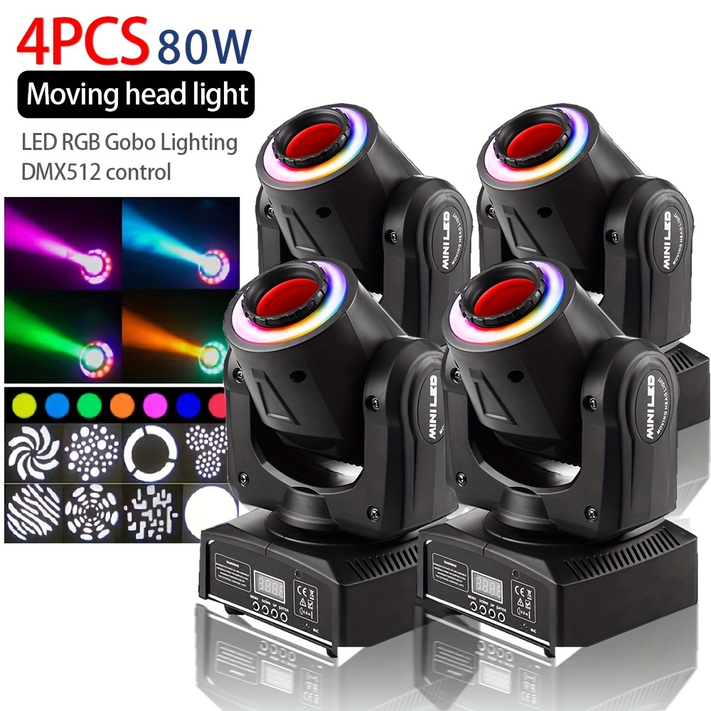   lights for dj parties with dmx512 control disco lights for home parties rgbw ambient lights with 8 8 patterns for stage lighting