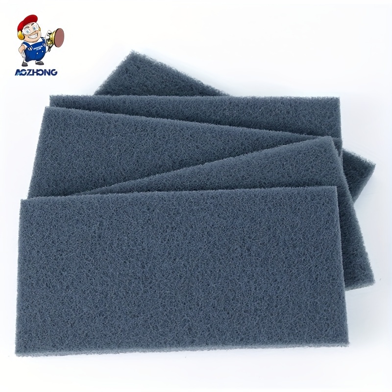 

Ultra-fine Gray Scuffing Pads - Heavy Duty Aluminum Oxide Abrasive Hand Pads For Auto Body Sanding, Multi-surface Cleaning & Prep