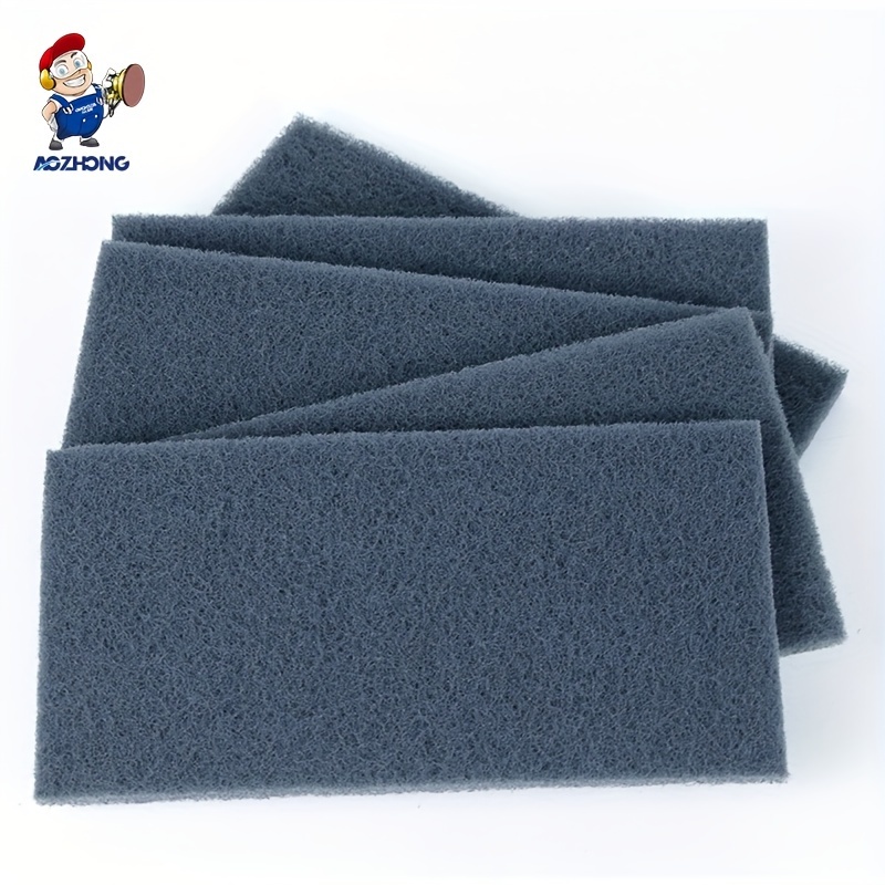 

Gray Scuffing Pads - Heavy Duty Aluminum Oxide Abrasive Hand Pads For Auto Body Sanding, Multi-surface Cleaning & Prep