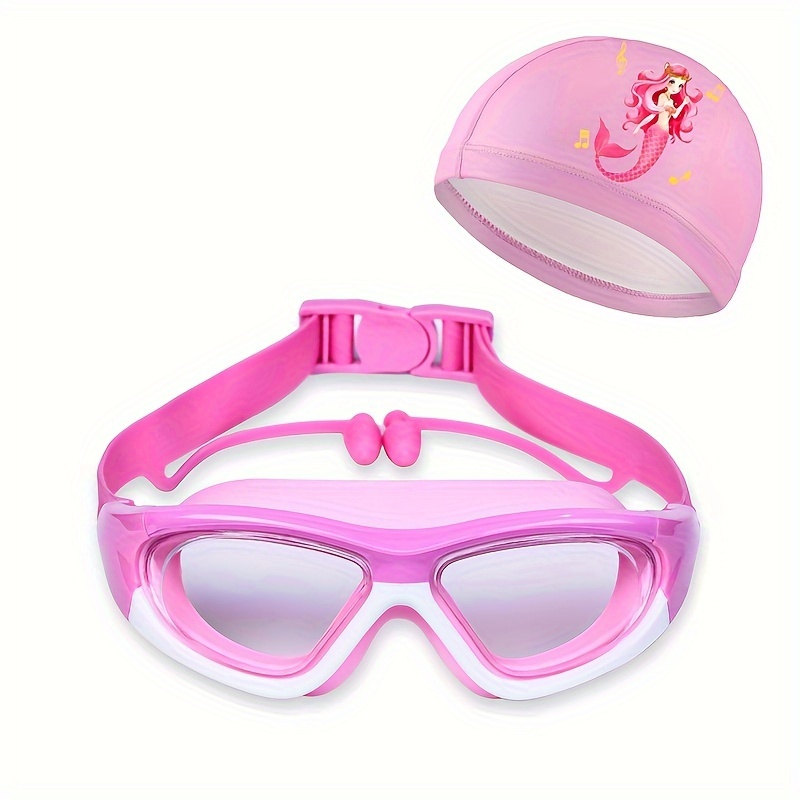1 Pair Swimming Goggles / 1 Pair Swimming Goggles And 1pc Swim Cap, Suitable For Summer Pool, Beach And Surfing Activities, Surfing Gear | | , Swimming Additions