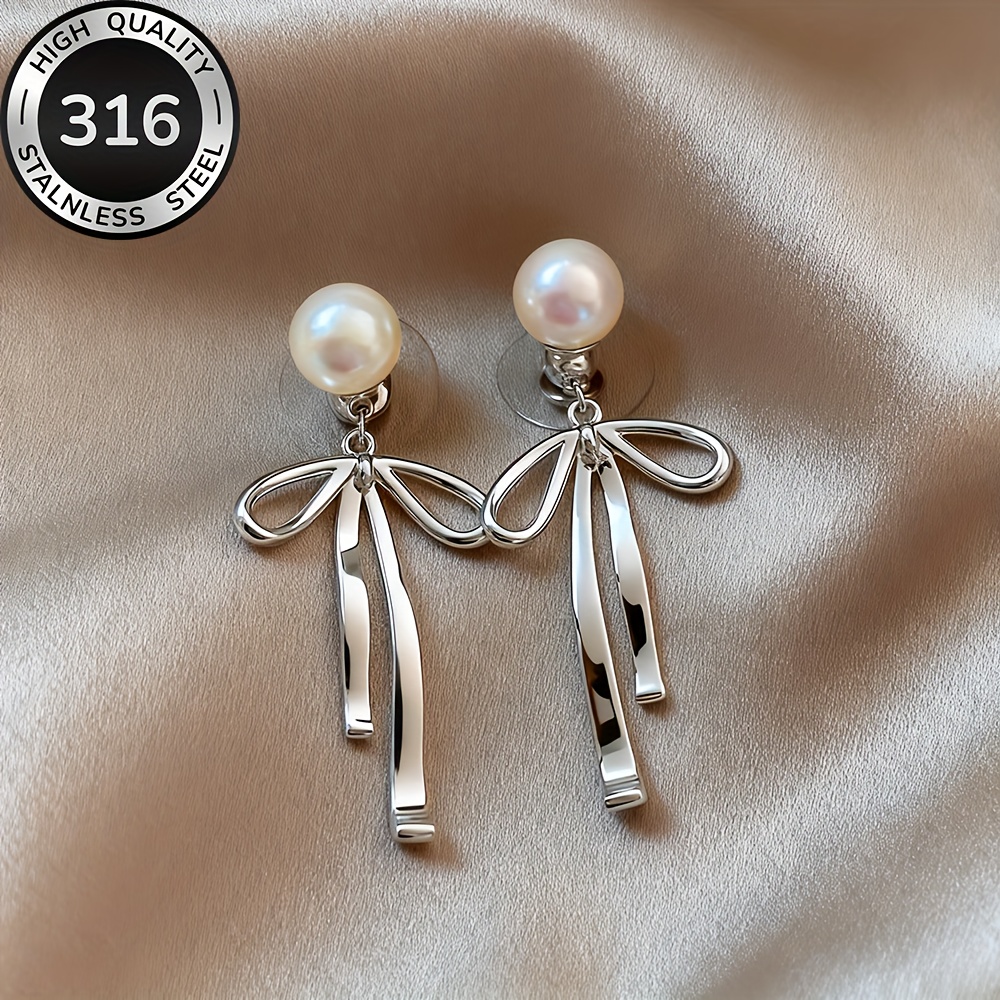 High-quality Stainless Steel Hypoallergenic Earrings, Anti-fade, Easy And Elegant, Fashionable Women's Earrings For Daily Wear Or Parties, Jewelry Additions, Are Exquisite Gifts For Women