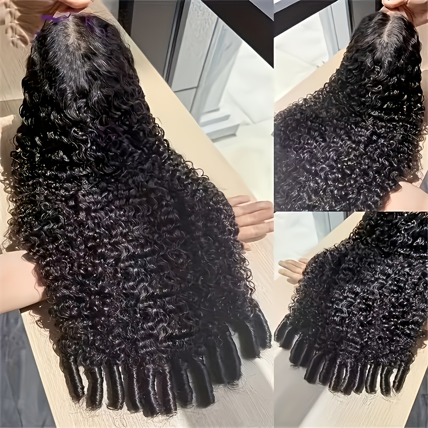 lace front human hair wigs sold on Temu United States