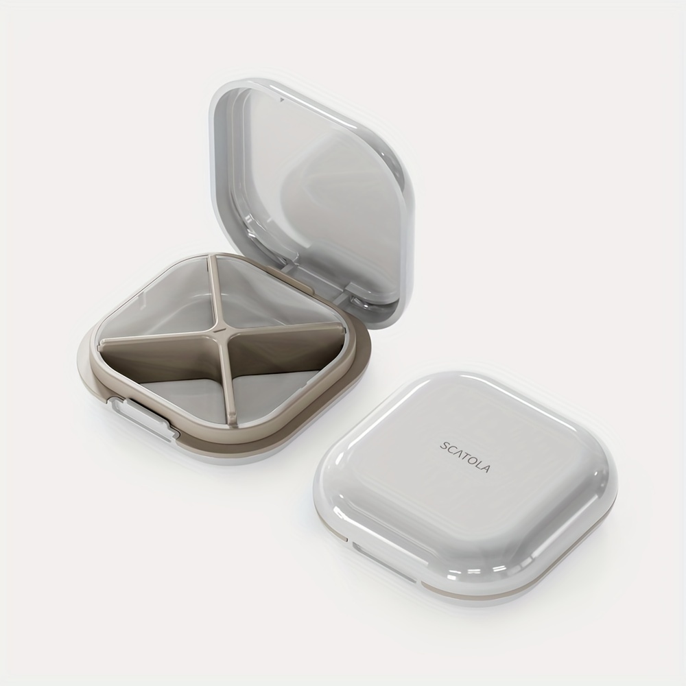 -compartment Pill Box Storage Case