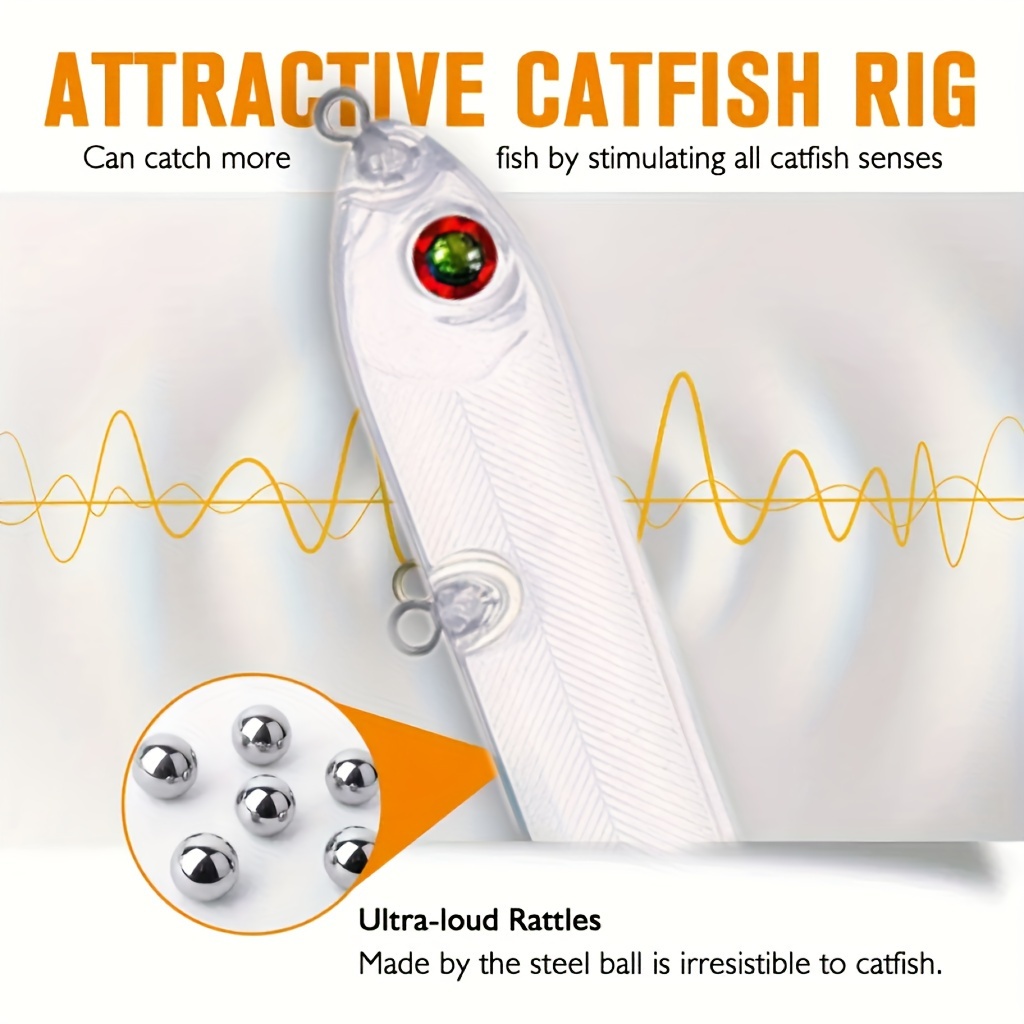 6/0 Catfish Rig Santee Cooper Dragging Rattler Rig - Temu