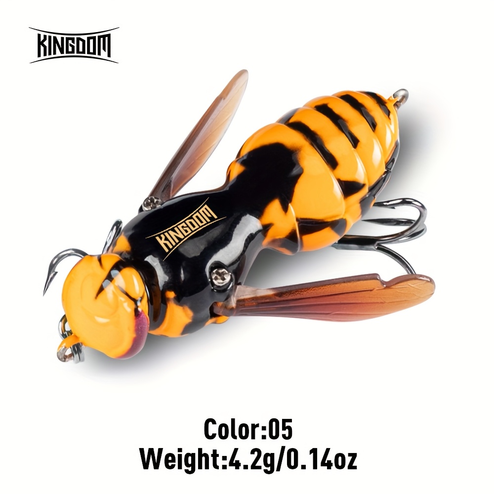 1pc kingdom wasp crawl bait 4 2g 40mm floating fishing lure