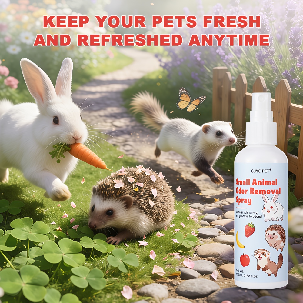 Pet Fresh Spray, Pet Grooming Spray, Suitable for Small Hamsters, Hedgehogs, Rabbits And Other Pets, Fresh Small Animals, Pet Daily Care Supplies