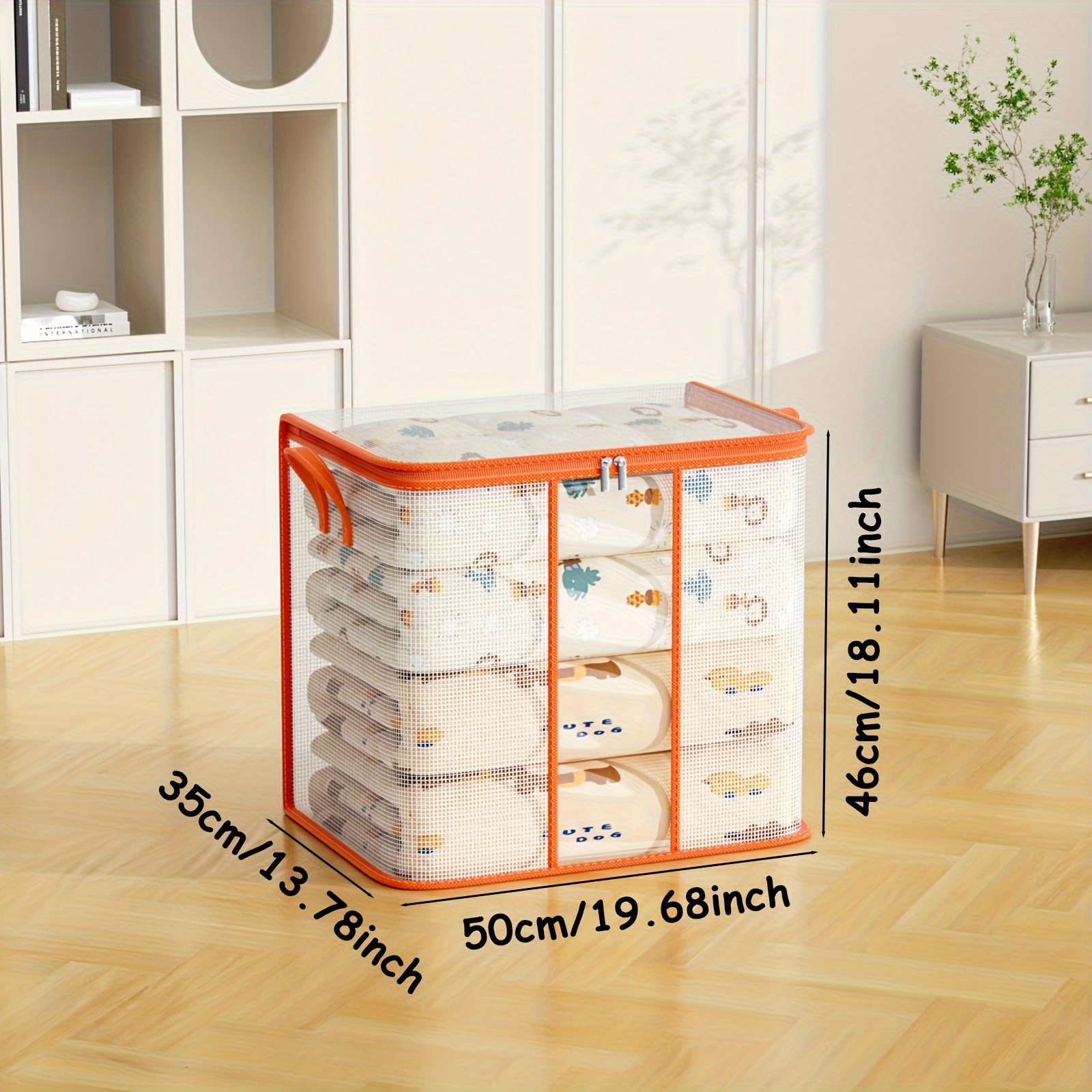 Extra Large Vertical Storage Bag with Reinforced Handles