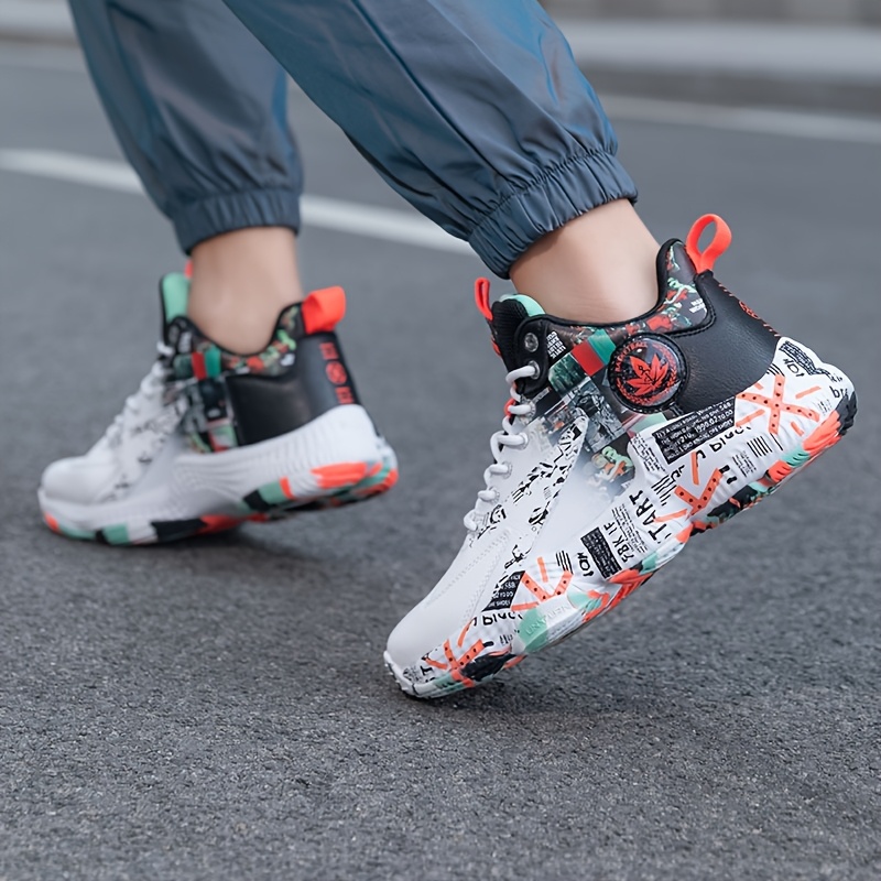 unisex top basketball shoes with shock absorption breathable mesh